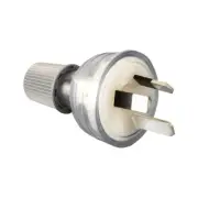 HPM CD100LCL 3 Pin Pvc Plug Top Clear Rated: 10Amp 240Volts Ac 3 PIN PVC PLUG