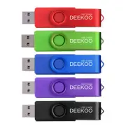 Flash Drive 64GB Thumb Drives Memory Sticks Jump Drive 5Pack 64GB USB 2.0 Fla...