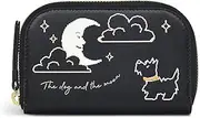 [RADLEY] London - Dog And The Moon - Medium Zip Around Wallet, BLACK