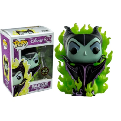 CHASE MALEFICENT with Flames Glow GITD 232 FUNKO POP VINYL New in Mint Box + P/P