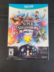 Super Smash Bros Bundle Set With Gamecube Controller Nintendo Wii U New Sealed
