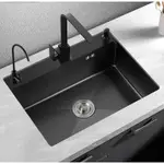 不銹鋼水槽 納米抗菌不鏽鋼水槽 廚房水槽  家用洗碗槽 洗菜池 三孔水槽 廚房洗菜盆 單槽水槽 洗碗池