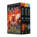 KANE CHRONICLES SLIPCASE (3冊合售)/埃及守護神: 紅色金字塔/ 埃及守護神 2: 火焰的王座/ 埃及守護神 3: 巨蛇的闇影/雷克．萊爾頓 ESLITE誠品