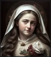 Saint Therese - DIY Chart Counted Cross Stitch Patterns Needlework DMC Color