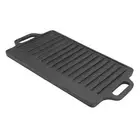 Reversible Cast Iron Griddle Plate Non Stick Cooking Grill Pan Griddle Pan NEW