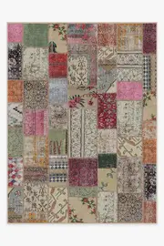 275' x 365' | Machine Washable Runner Rug | Kid & Pet Friendly | Indoor Rug | Patchwork Boho Rug | Ruggable