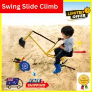 LARGE Sand Sandpit Digger Metal Kids Ride On Excavator Beach Outdoor Toy AU SHIP