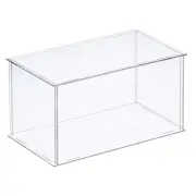 Acrylic Display Case Plastic Box Cube Storage Box Transparent 21x11x10.5cm