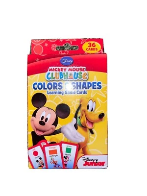 DISNEY’S MICKEY MOUSE CLUBHOUSE COLORS AND SHAPES CHILDREN LEARNING Flashcards