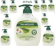 Palmolive Naturals Liquid Hand Wash Soap, 250mL Aloe Vera & Chamomile Pump -10pc