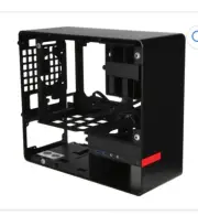 NEW IN WIN 901 Black Aluminum/tempered glass Mini-ITX tower ~ Computer Case