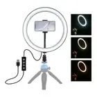 Dimmable LED Ring Filling Light Kit 3 Lighting Modes For Live Streaming Makeup