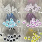 10PK Eyelash Extension's Mascara Wand Spoolie Brush with Clear Tube