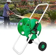 Portable Garden Hose, Cart, Hose, Cart, Garden Irrigation, Freestanding, Green