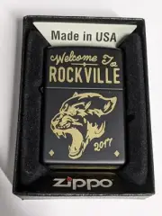 ZIPPO 2017 WELCOME TO ROCKVILLE BLACK MATTE CONCERT LIGHTER SEALED IN BOX #3