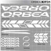 Frame Sticker for ORBEA MTB Mountain Bike Road Bike Bicycle Cycling Decals style 10 White reflective yellow