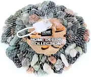 Decorative Pebbles Stones Garden Walkway Aquarium Fish Tank Mixed Colour 500g