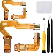 ZHUROUPU for PS5 Microphone Flex Cable for PlayStation 5 for PS5 BDM-020 Replacement Microphone Flex Cable Handle Inner Mic Ribbon Cable Speaker for PS5 Controller (2 Pairs)