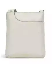 Radley London Pockets Icon Leather Ziptop Crossbody Chalk New