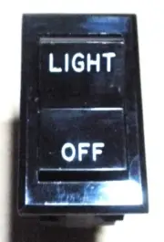 Montague 23129-0 OEM Momentary Light Rocker Switch