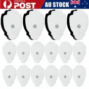 20X Tens Machine Replacement Electrode Pads Gel Self Adhesive Reusable 3.5mm