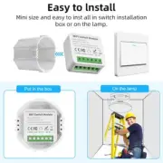 3PCS Tuya WIFI Smart Switch Module Smart Life 1/2/3/4 Gang 2 Way Control Switch