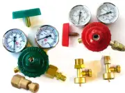 Jewelers Propane & Oxygen Regulators & Canister Valves - Smith Torch TYPE