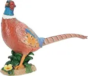 Grcfumo Simulation Pheasant Decor, Colorful Animals Figurines, Delicate Gardening Statue, Vivid Decoration Ornament for Courtyard and Park