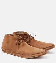 [The Row] The Row Tyler shearling-lined suede moccasins AU 4 brown