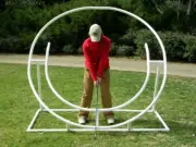 Full Circle PVC Golf Swing Trainer - Swing Plane Trainer - Golf Training Aid