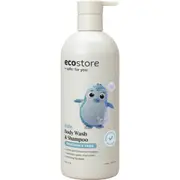 Ecostore Baby Body Wash & Shampoo Fragrance Free 535mL