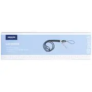 J.Burrows Clip and USB Lanyards Black 50 Pack