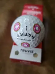 Limited Edition DONUT Callaway Chrome Soft Truvis 1 Sleeve NEW Golf Balls!