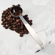 Coffee Scoop Portable Stainless Steel Stand 2 In 1 Coffee Powder Measuring Sc...