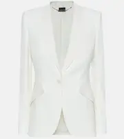 [McQueen] McQueen Crêpe blazer AU 6 white