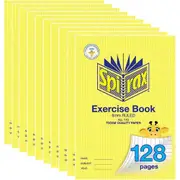 Spirax 110 Exercise Book Ruled 8mm 128 Page A4 10 Pack