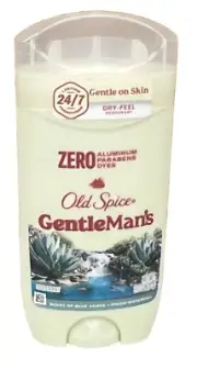 Old Spice GentleMan's Blend Deodorant Blue Agave & Fresh Waterfall Scent 3 oz