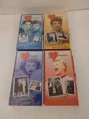 4 Lucy VHS Tapes: Lucy Mania Westinghouse Special And Quizarama VHS