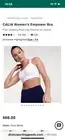 NWT CALIA Empowered Bra 34DD Color White