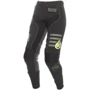 Fasthouse Speed Style Zenith Girl's Pants, Black/Grey/Yellow