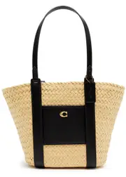 Coach Small Raffia Tote - Natural ONE SIZE