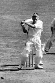 Bert Sutcliffe New Zealand Cricket Historic Old Photo
