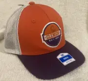Clemson Tiger Columbia PFG Flexfit Snapback Orange Youth Hat Trucker OSFA Fan