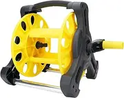 Garden Hose Reel Cart Small,Household Small Portable Water Pipe Storage Rack, Outdoor Watecleaning Hose Reel/Yellow-Small/Hose Reel