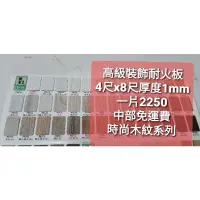 在飛比找蝦皮購物優惠-時尚木紋裝飾耐火板4尺x8尺厚度1mm一片2250【可diy