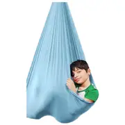 Therapeutic Sensory Swing, Hug Ceiling Snuggle Swing, Adjustable Fabric Hammock for Outdoor Room, A Photo Color