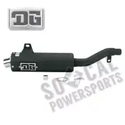 DG Performance RCM II Slip-On with Spark Arrestor for 2009 Honda TRX300X ATV