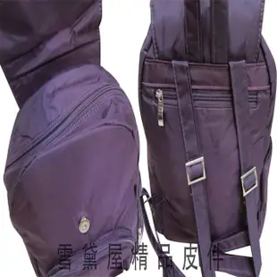 【SNOW.bagshop】後背包小容量防水尼龍布多袋口設計台灣製(外出休閒活動隨身物品專用)
