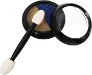 Mikinona 1 Set Two Tone Nail Art Powder Solid Glitter Powder for DIY Nail Designs Portable Box with Brush Color