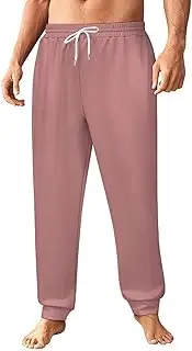[Generic] Men's Sweatpants, Deep Dusty Rose-122, Polyester Joggers, Sweatpants Jogging Pants for Workout Running